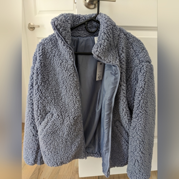 NWT Nine West Fuzzy Jacket - Picture 1 of 3